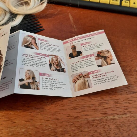 NEW IN BAG ! Barsdar Hair Extention Curly Set  Blonde